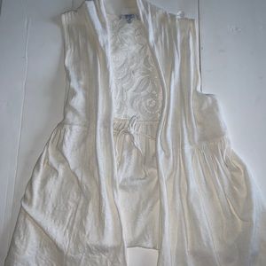 White Floral Cardigan